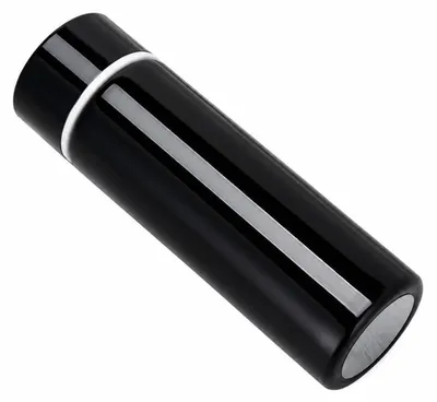 Immagine prodotto di Mini thermos in acciaio inossidabile da 150 ml, nero. Borraccia termica isolata, ideale per il trasporto