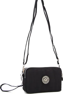 Produktbild von INF Crossbody-Telefontasche für Smartphones bis 6,3 Zoll Schwarz