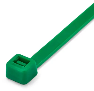 Produktbild von Kabelbinder 200 x 3,6 mm Grün 100 Stück Industriequalität Polyamid 6.6