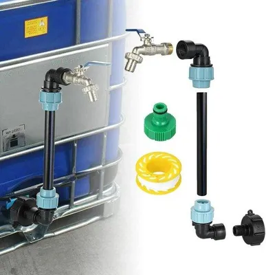 Produktbild von IBC Aftapkraan für Regenwasserbehälter - IBC-Adapter - 3/4 Zoll