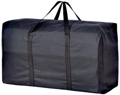Produktbild von Unyqoos® Extra große wasserdichte Aufbewahrungstasche 160 L – 100×55×33 cm, 600D Oxford, stabile Tragegriffe für Kleidung & Haushaltsartikel
