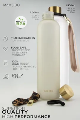 Produktbild von Wassersportflasche 1l/1,5l -frei mit Zeitmarkierung