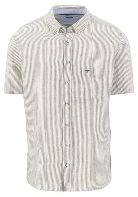 Produktbild von FYNCH-HATTON Classic Linen Stripe 719 dark khaki 3XL