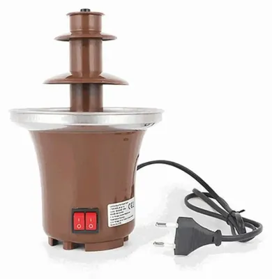 Obrázok produktu pre Čokoládová fontána – mini – viacstupňová – pre domácnosť, oslavy a svadby – stolový model – 220 V