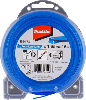 Produktbild von Makita E-01731 für DUR181 Mähfaden Four Leaf 1,65mm 15m