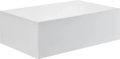 Produktbild von In And OutdoorMatch Wandregal Wendell - Mit Schublade - Schwebend - 46x30x15 cm - Weiß Matt - Stilvolles Regal