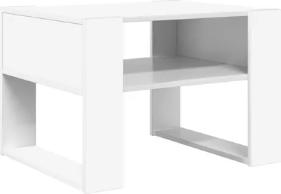 Productafbeelding van vidaXL Salontafel, wit, 66 x 53 x 45 cm, houtvezel