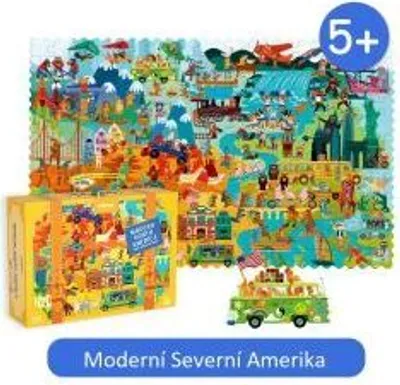 Produktbild von Mideer Puzzle modernes Nordamerika 180 Teile