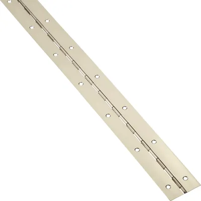 Produktbild von Stangenscharnier 1000 x 40 x 1,0 mm Edelstahloptik Klavierband Türband Bandscharnier von SOTECH