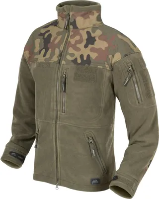 Produktbild von Helikon-Tex INFANTRY – Schweres Fleece – In mehreren Varianten erhältlich, Größe:M, Farbe:Olive Green/PL Woodland