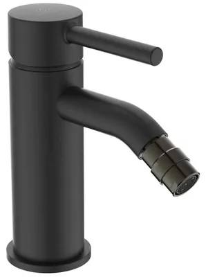 Produktbild von Ideal Standard Bidetarmatur Ceraline Ausladung 106mm BC197XG Schwarz (Silk Black)
