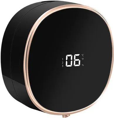 Obrázok produktu pre Automatická dávkovačka mydla – dávkovačka na mydlo – bezdotyková – nabíjateľná cez USB-C – na stenu – do kúpeľne – do kuchyne – čierna