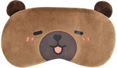 Productafbeelding van Slaapmasker, pluche oogmasker, geschikt voor kinderen, vrouwen en mannen