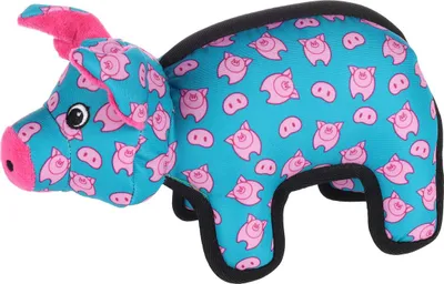 Zdjęcie produktu dla Zabawka dla psów Flamingo Strong Stuff – świnka, niebieska
