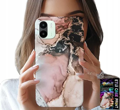 Zdjęcie produktu dla Etui Do Xiaomi Redmi A2 - Elegancki Marmurek Modne Wzory + Folia
