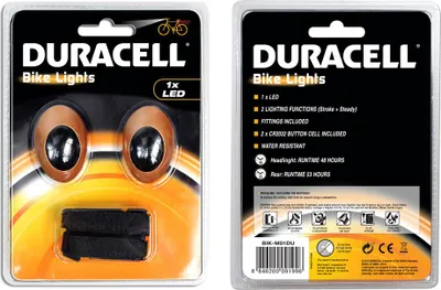 Productafbeelding van Nd05_Z0461 00919 Fietslampenset Duracel