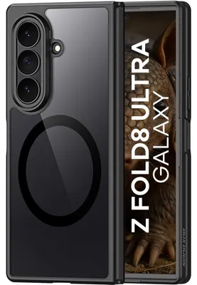 Obrázek produktu pro Pouzdro na telefon Galaxy Z Fold8 Ultra, značka Dux Ducis, model Aimo Mag, průhledné s černými rámečky