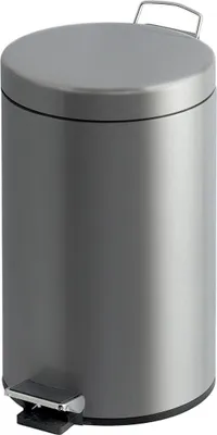 Immagine prodotto di VEPA -Bidone a pedale per rifiuti da 12 litri in acciaio inox Mat | 1 pezzo