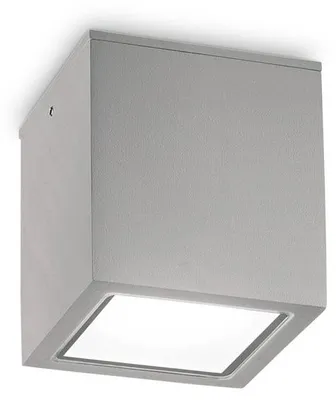 Image de Ideal Lux 326894 OUTDOOR TECHO SMALL Plafonnier d'extérieur 1xGU10 IP54 gris