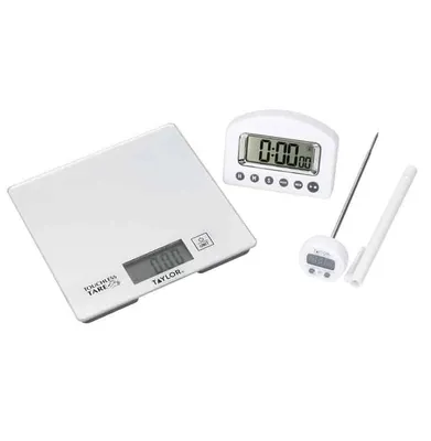 Immagine prodotto di Set regalo Taylor per bilancia da cucina, termometro digitale e timer