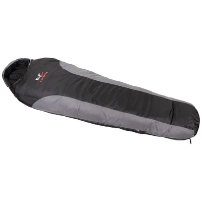 Produktbild von Fox Outdoor Mumienschlafsack, "Advance", schwarz-grau