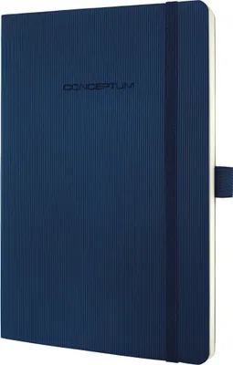 Produktbild von SIGEL CO327 Notizbuch Conceptum, Softcover, ca. A5, liniert, blau, 194 S.