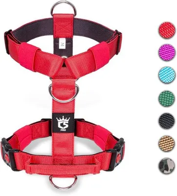 Produktbild von Taktisches Hundeharness, 3,8 cm breit, robust, rot, mittelgröße