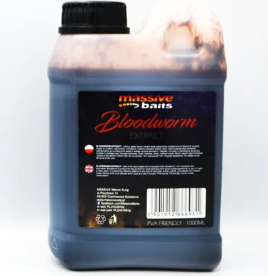 Zdjęcie produktu dla Liquid Zalewa Dodatek Zanętowy Do Zanęt Massive Baits Bloodworm Extract 1L