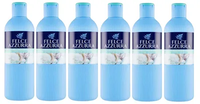 Produktbild von Felce Azzurra 6er-Pack Paglieri Felce Azzurra Bagnodoccia Sali Marini,Meersalz-Körperwäsche,Duschgel 650ml