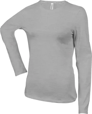 Immagine prodotto di Kariban T-shirt donna a maniche lunghe con girocollo