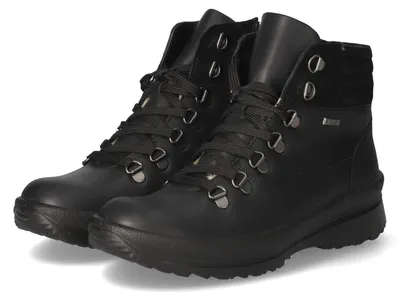 Produktbild von Beliana Damen Schnürstiefeletten Schwarz Glattleder Größe: 39