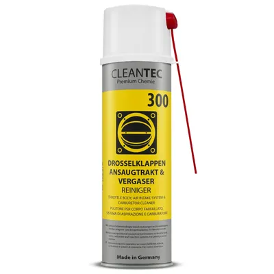 Produktbild von CleanTEC 300 Drosselklappenreiniger Vergaser Reiniger Ansaugtrakt Spray 500 ml