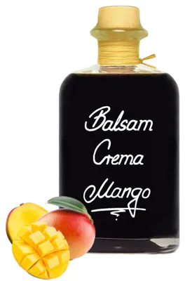 Zdjęcie produktu dla Krem balsamiczny Mango 0,7L, 3% kwasowości, z oryginalnym kremem z octu balsamicznego z Modeny IGP