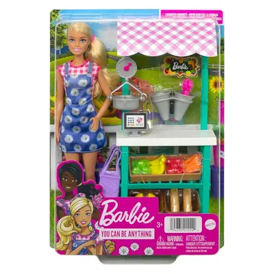 Immagine prodotto di Bambola Barbie con set di giochi per il mercato agricolo
