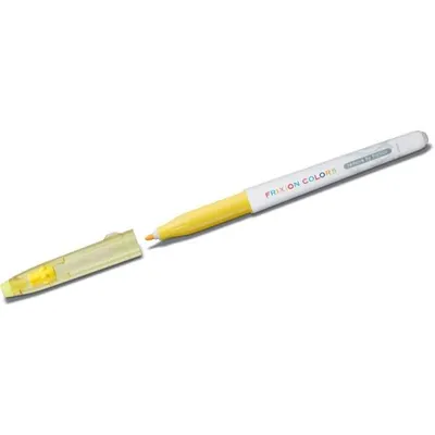 Zdjęcie produktu dla Pilot FriXion, Średni, Żółty, Końcówka pociskowa, 2,5 mm, 0,63 mm, Biały, Żółty