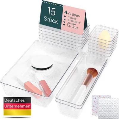 Image de Lot de 15 rangements pour tiroirs – Rangements de cuisine