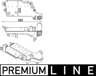 Produktbild von MAHLE Ausgleichsbehälter Kühlmittel für MAN TGM Kühlwasser CRT 99 000P