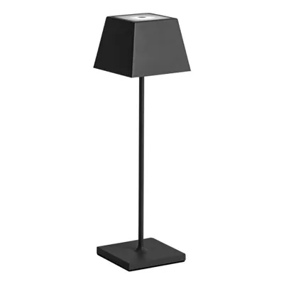 Produktbild von Tragbare und wiederaufladbare IP54 schwarze Siesta LED-Tischlampe