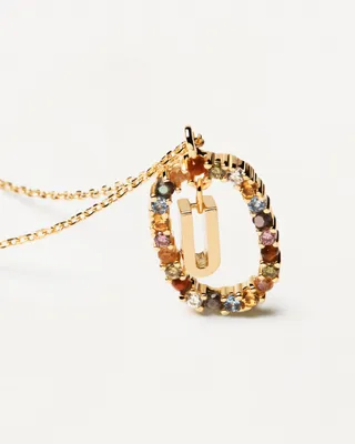 Produktbild von PDPAOLA Halskette LETTERS 18K gold plated silver gold