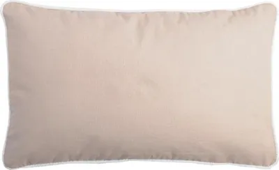 Image de STOF | Coussin de canapé - Coussin décoratif - DUO - 30x50 cm - Beige clair - Lamellisation élégante - Qualité supérieure