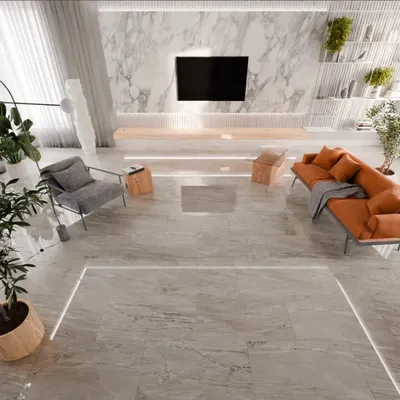 Produktbild von Muster- Klick Vinyl Lux Floor – 4162 Cherry/ Hochglanz/ Fliese XL (inkl. Trittschall)