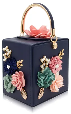 Produktbild von Omgoods – Blumen-Clutch für Damen, ideal für festliche Anlässe
