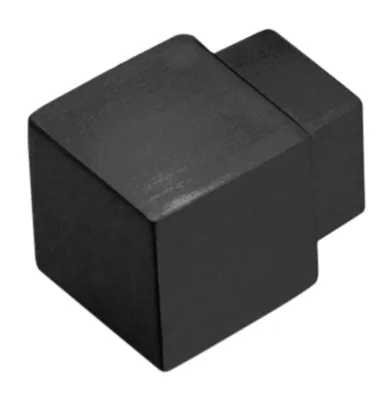 Obrázek produktu pro SP8/1 vnější/vnitřní růžek k ukončovací liště Q, čtvercová, ACARA, hliník lakovaný antracit, 11 mm, 2 ks