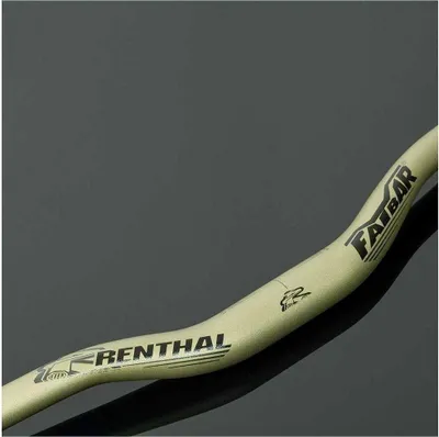 Produktbild von Renthal V3 Fatbar Riser Lenker, 31.8mm, 800x40mm, 7°/5°, gold