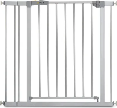 Produktbild von Hauck Türschutzgitter Stop N Safe 2 (inkl. 9cm Verlängerung), Silber