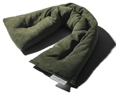 Image de Elzusha - Coussin chauffant en lin pour le cou, bouillotte naturelle pour micro-ondes