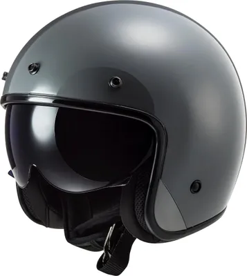 Produktbild von LS2 OF601 Bob Solid Jethelm, grau, XS (53/54)