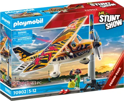 Produktbild von PLAYMOBIL Stuntshow 70902 Air Stuntshow Propeller-Flugzeug "Tiger"