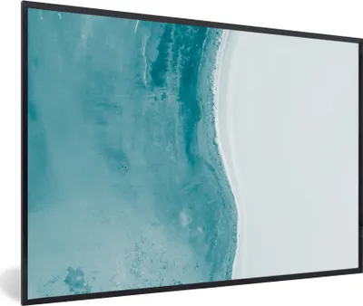Produktbild von MuchoWow® MuchoWow® Gerahmtes Poster Strand - Wasser - Australien 30x20 cm - Poster mit zchwarzem Bilderrahmen - Kunstdruck - Bild-Poster