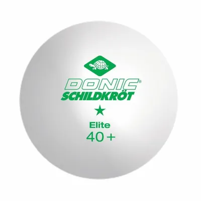 Obrázek produktu pro Donic Schildkröt míčky na stolní tenis 1 Star Elite - 1 Star Elite - 1 Star Elite 3 kusy bílé